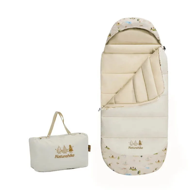 Спальник дитячий Naturehike поліестер 75х160 см бежевий