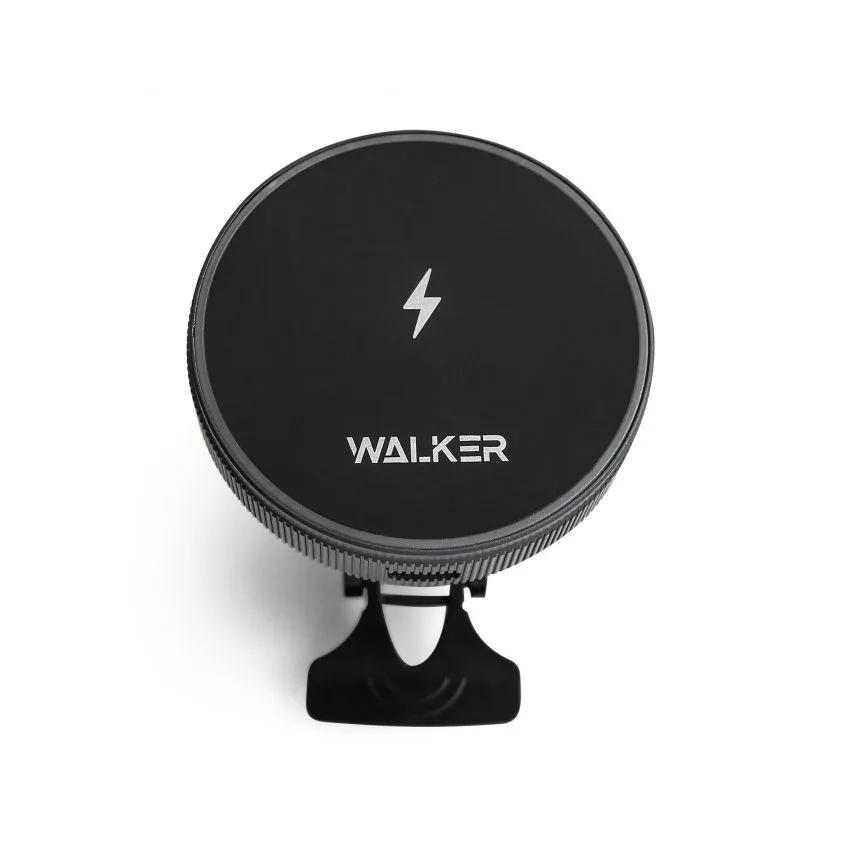 Автотримач магнітний WALKER алюміній 60,5х60,5х30,6 мм чорний