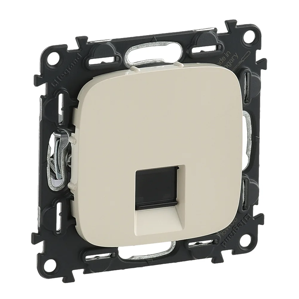 Розетка RJ45 Кат.5е UTP Legrand Valena ALLURE, слоновая кость