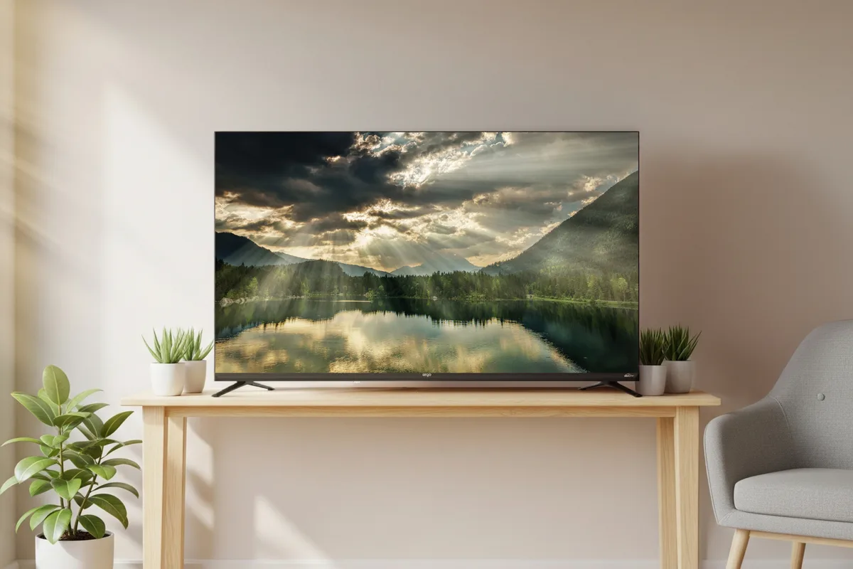 Телевізор ERGO QLED 40 дюймів Full HD Чорний