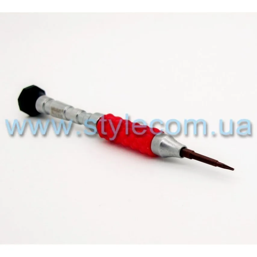 Викрутка Yaxun Pentalobe сталева 0,8х25 мм для Apple iPhone 4 5 6