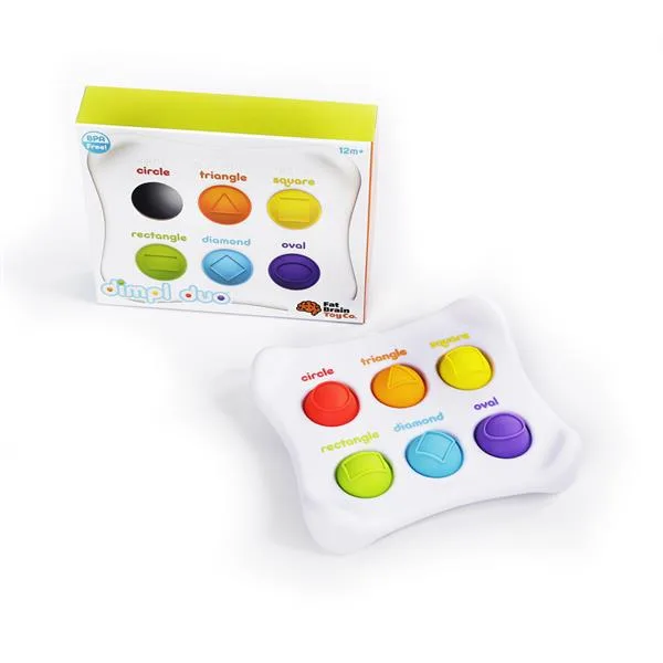 Сенсорная игрушка Fat Brain Toys силиконовая 22х20 см разноцветная