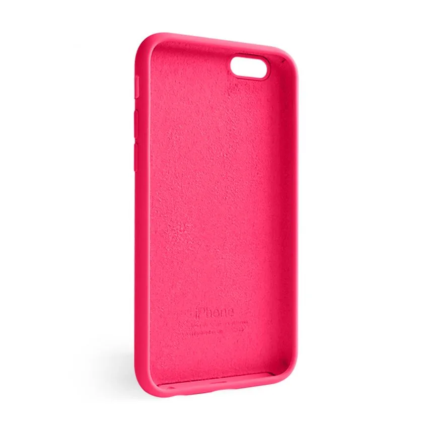 Чохол силіконовий для iPhone 6 6s  рожевий shiny