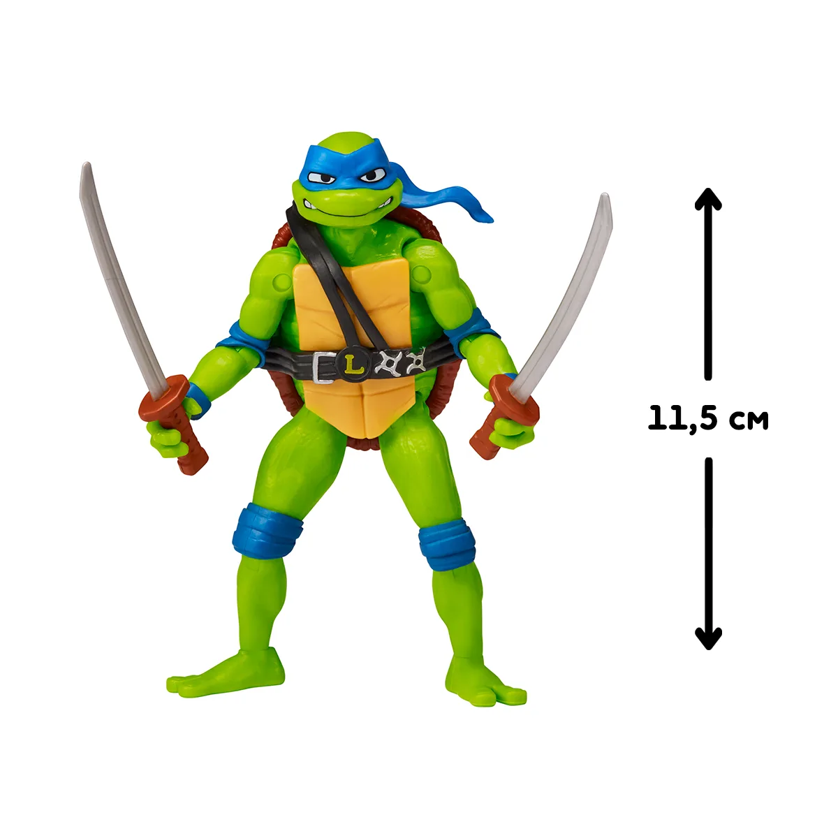 Ігрова фігурка TMNT Леонардо полімер 11,5 см блакитний