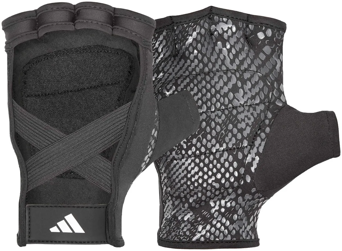 Рукавички для тренінгу Adidas поліестер S чорний