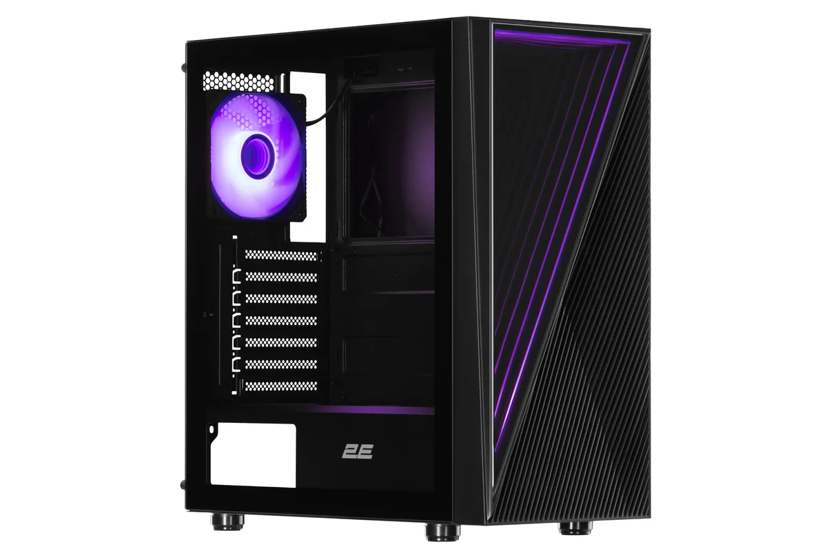 Корпус 2E Gaming Mid Tower без БЖ 440x210x405 мм чорний ARGB