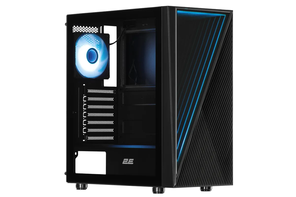 Корпус 2E Gaming Mid Tower без БЖ 440x210x405 мм чорний ARGB