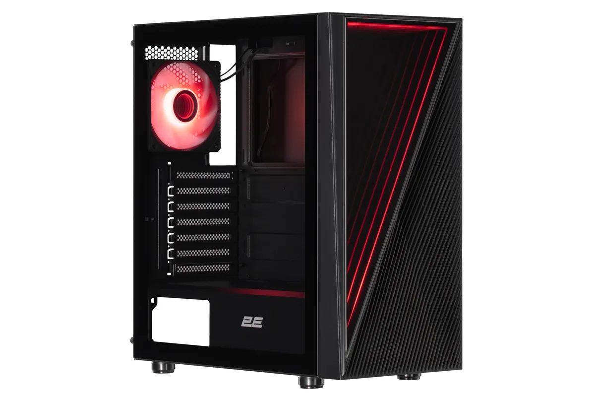 Корпус 2E Gaming Mid Tower без БЖ 440x210x405 мм чорний ARGB