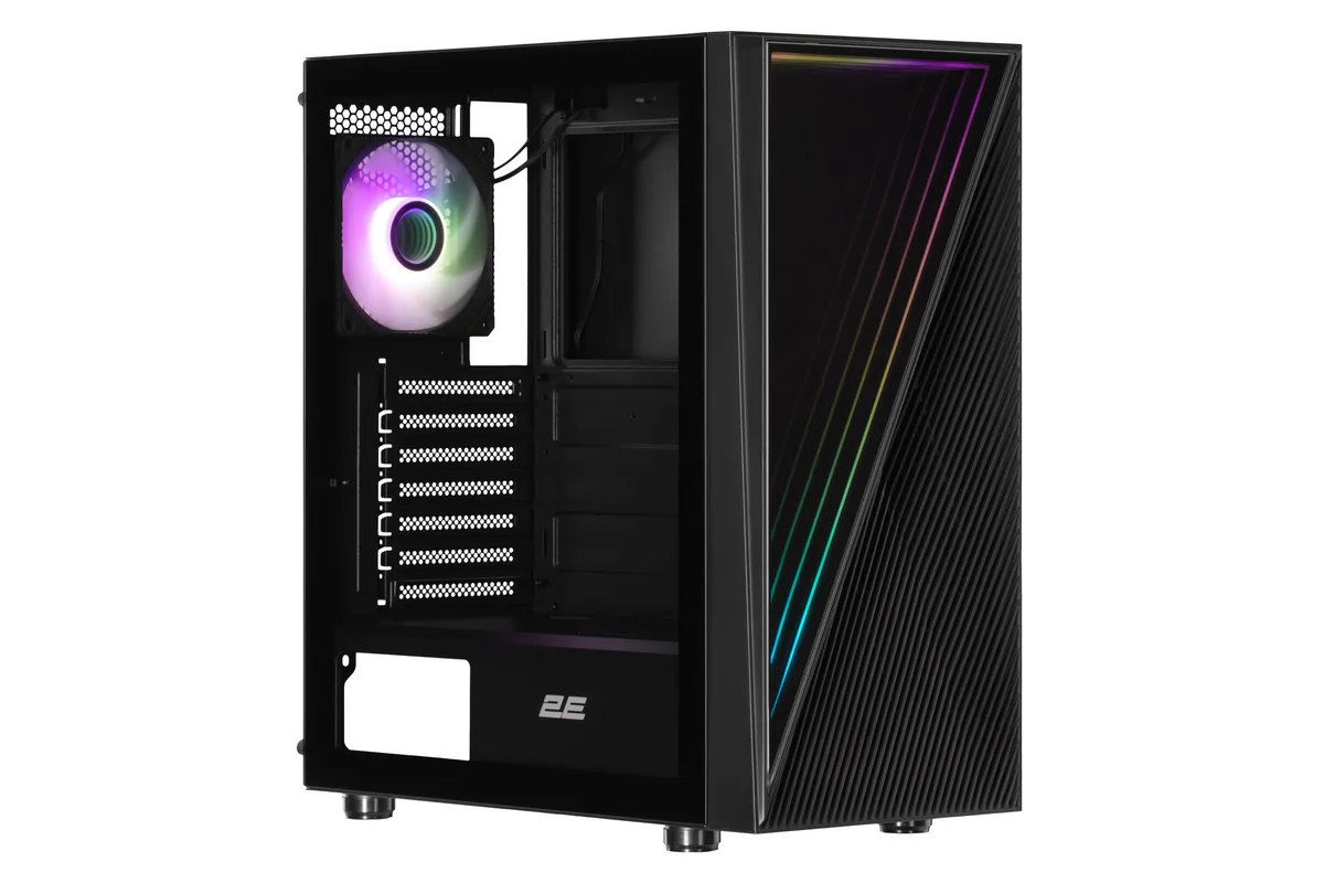 Корпус 2E Gaming Mid Tower без БЖ 440x210x405 мм чорний ARGB