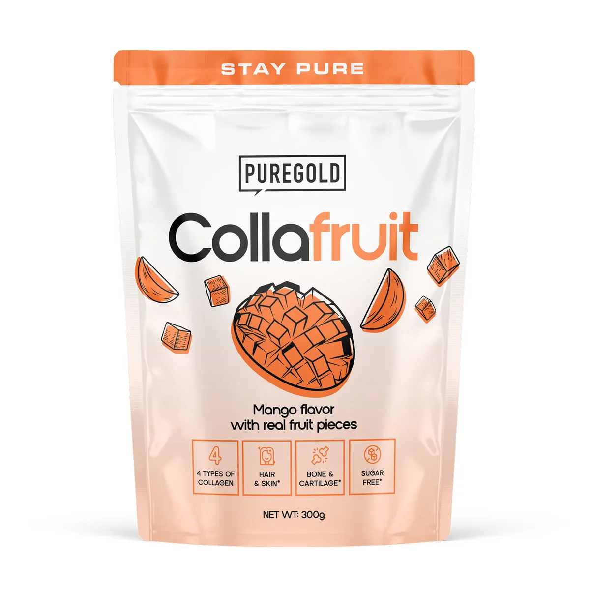 CollaFruit Порошок колагену 300 г Манго