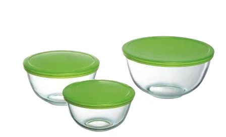 Миска з кришкою Pyrex боросилікатне скло 15 см 0,7 л