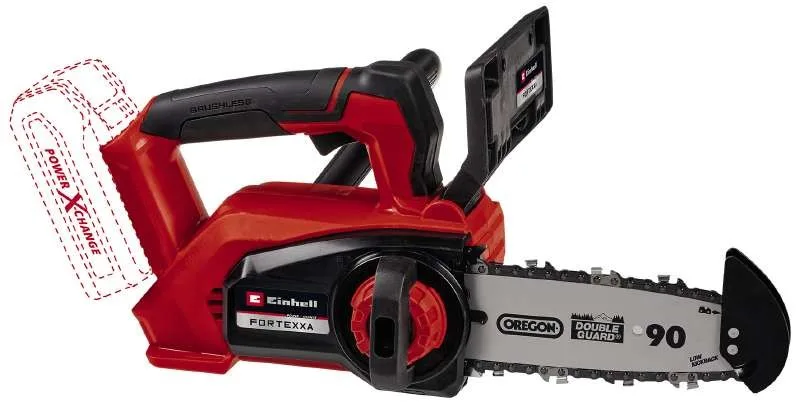 Акумуляторна ланцюгова пила Einhell Professional FORTEXXA 18/20 TH 18В PXC, 20 см, 2.54 кг, без батареї та зарядного пристрою.
