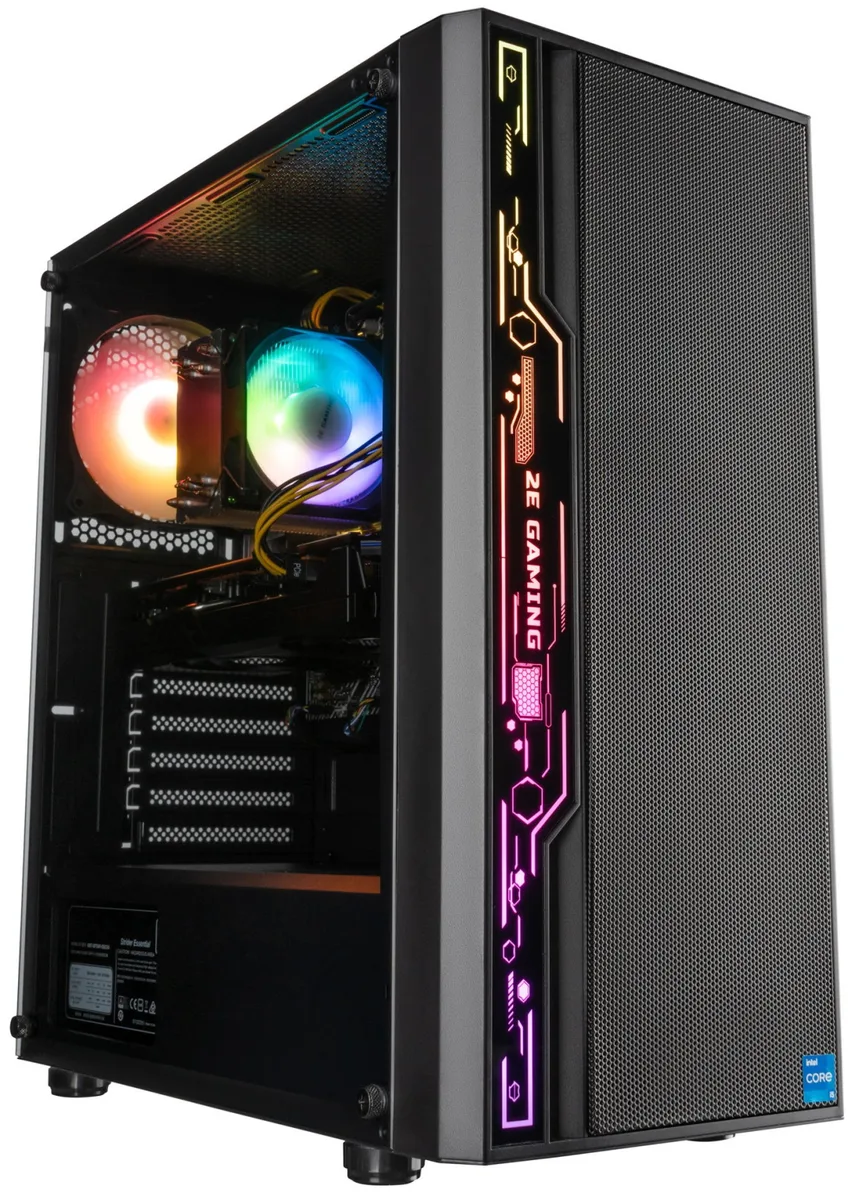 Комп’ютер персональний 2E Complex Gaming Intel i5-14400F, 16Gb, F1TB, NVD5060-8, H610, G2052, 600W, Win11PE