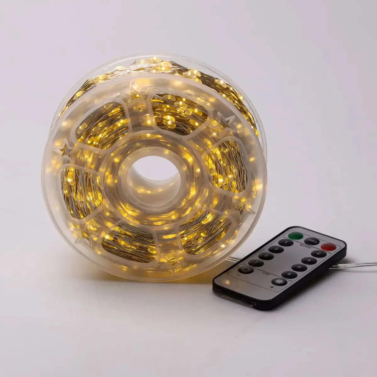 Гірлянда світлодіодна 200 м жовта 2000 LED на пульті