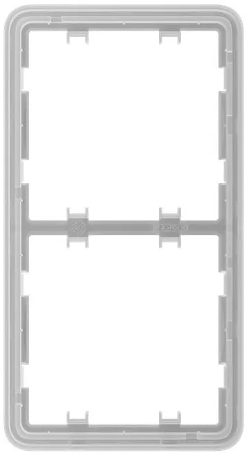 Рамка для вимикача на 2 секції Ajax Frame 2 seats for LightSwitch Vertical