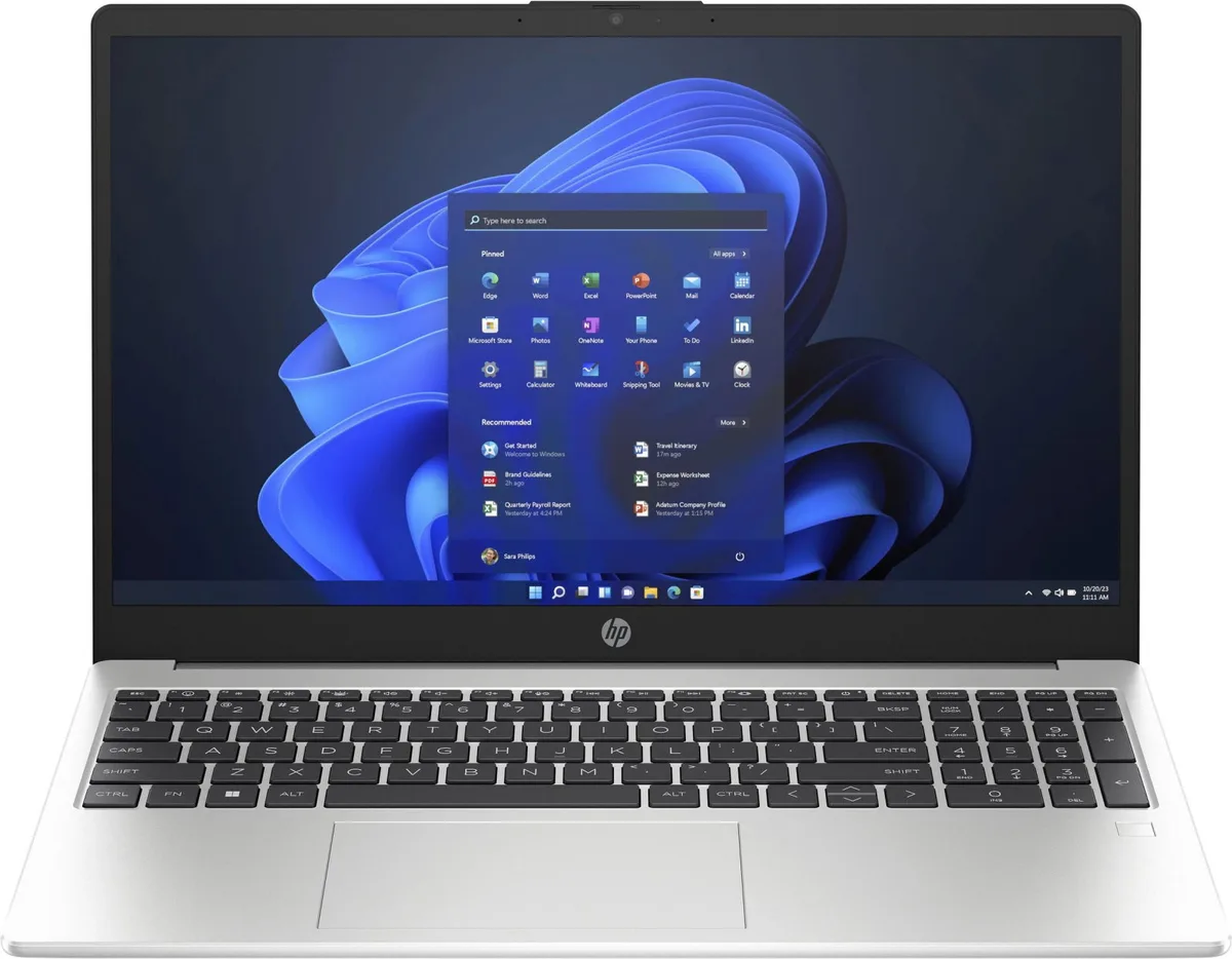Ноутбук HP 15.6" FHD IPS AMD R5 16GB SSD 512GB сріблястий