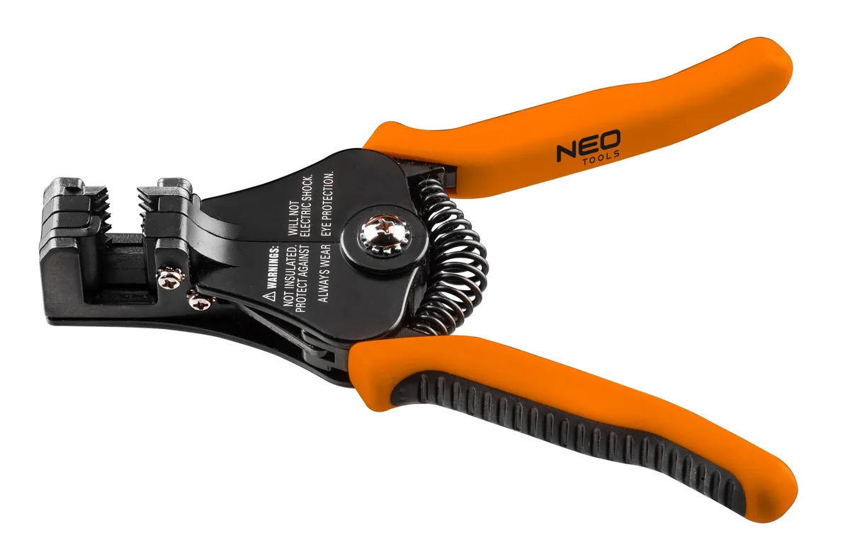 Автоматичний знімач ізоляції Neo Tools, для проводів 1-3.2мм2 RG6/59, з регулюванням довжини, 175мм.