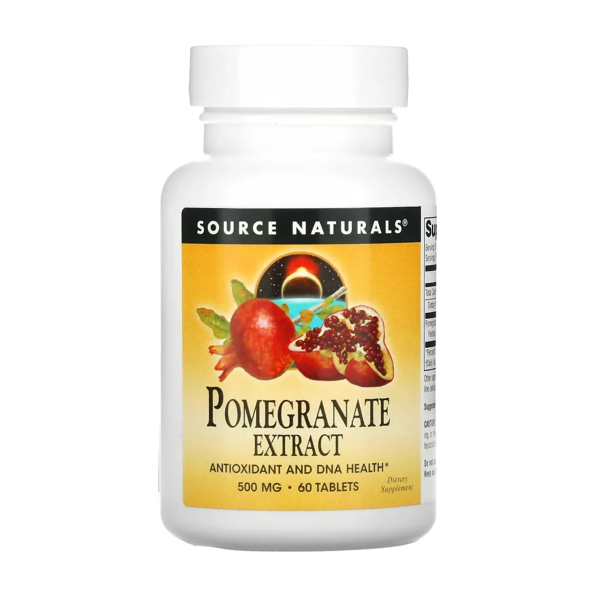 Екстракт граната Source Naturals 500 мг 60 таблеток вегетаріанських