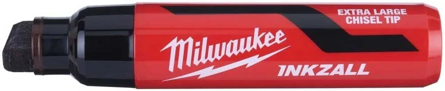 Маркер Milwaukee InkZAll XL чорний водостійкий для розмітки та креслення 14,5 мм стійкий до розмазування