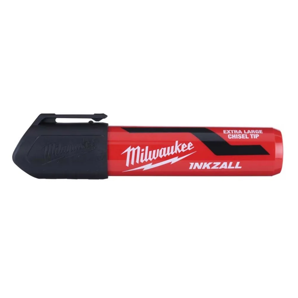 Маркер Milwaukee InkZAll XL чорний водостійкий для розмітки та креслення 14,5 мм стійкий до розмазування
