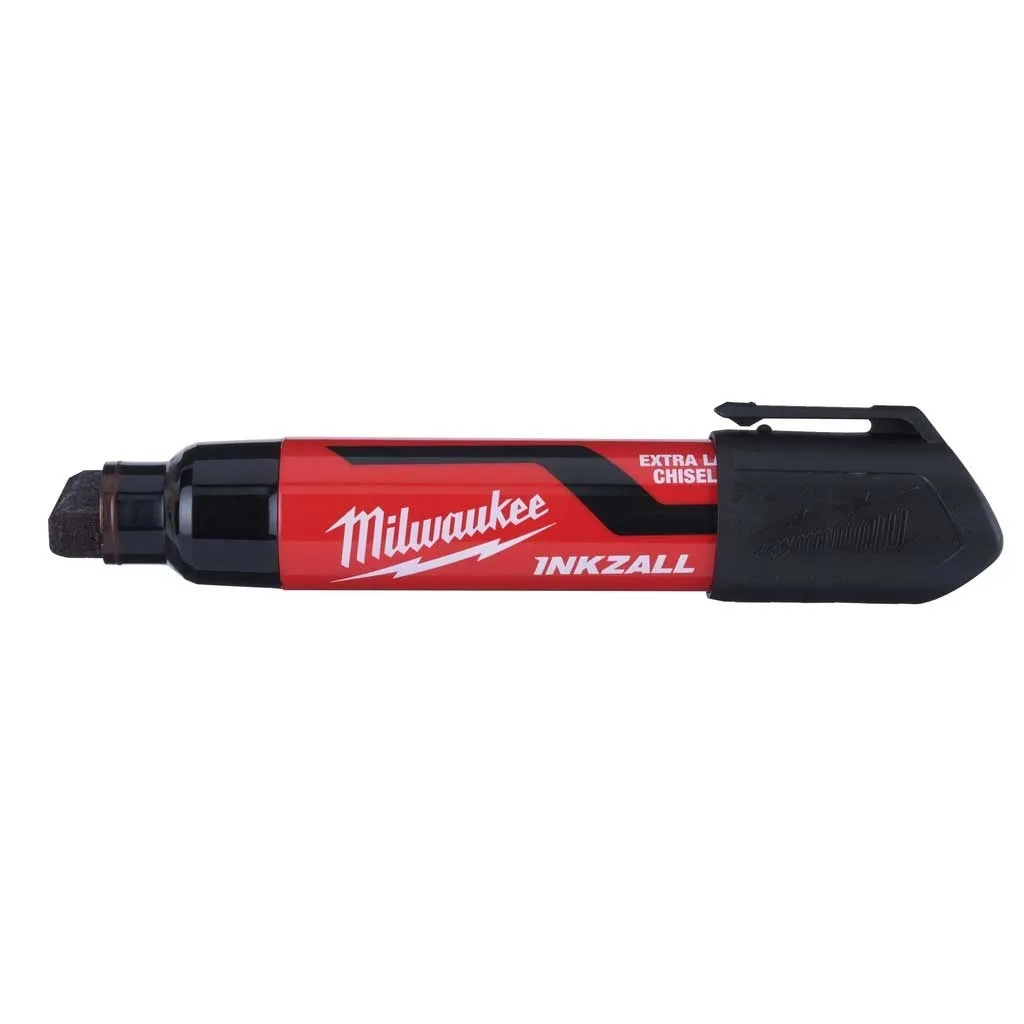 Маркер Milwaukee InkZAll XL чорний водостійкий для розмітки та креслення 14,5 мм стійкий до розмазування