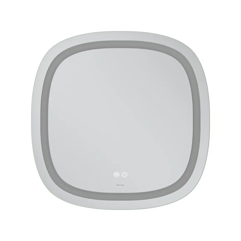 Дзеркало настінне MIXXUS DIVERSE 70x70 мм Безмідне скло LED Touch Біле