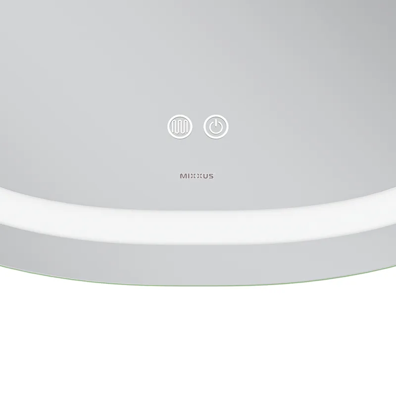 Дзеркало настінне MIXXUS DIVERSE 70x70 мм Безмідне скло LED Touch Біле
