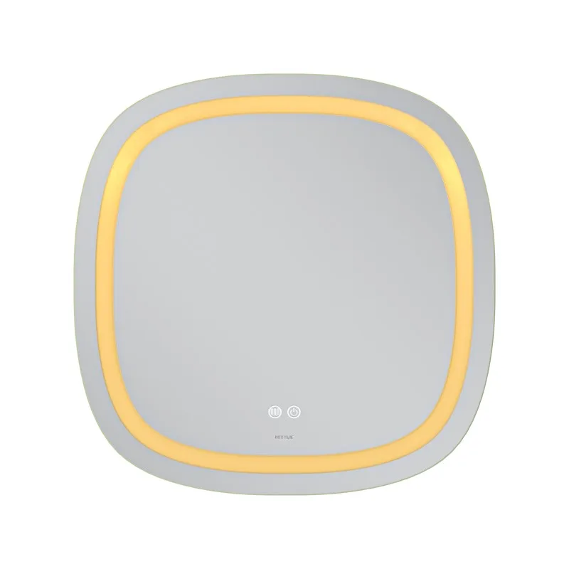Дзеркало настінне MIXXUS DIVERSE 70x70 мм Безмідне скло LED Touch Біле