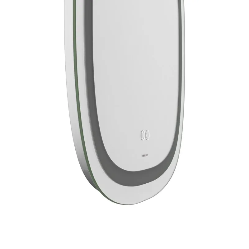 Дзеркало настінне MIXXUS DIVERSE 70x70 мм Безмідне скло LED Touch Біле