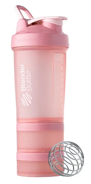 Шейкер спортивний BlenderBottle Tritan 650ml Рожевий з 2 контейнерами