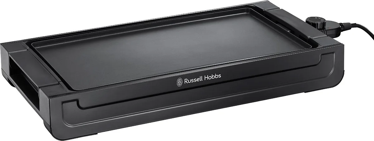 Гриль Russell Hobbs электрический 1500Вт пластик 45х25 см черный