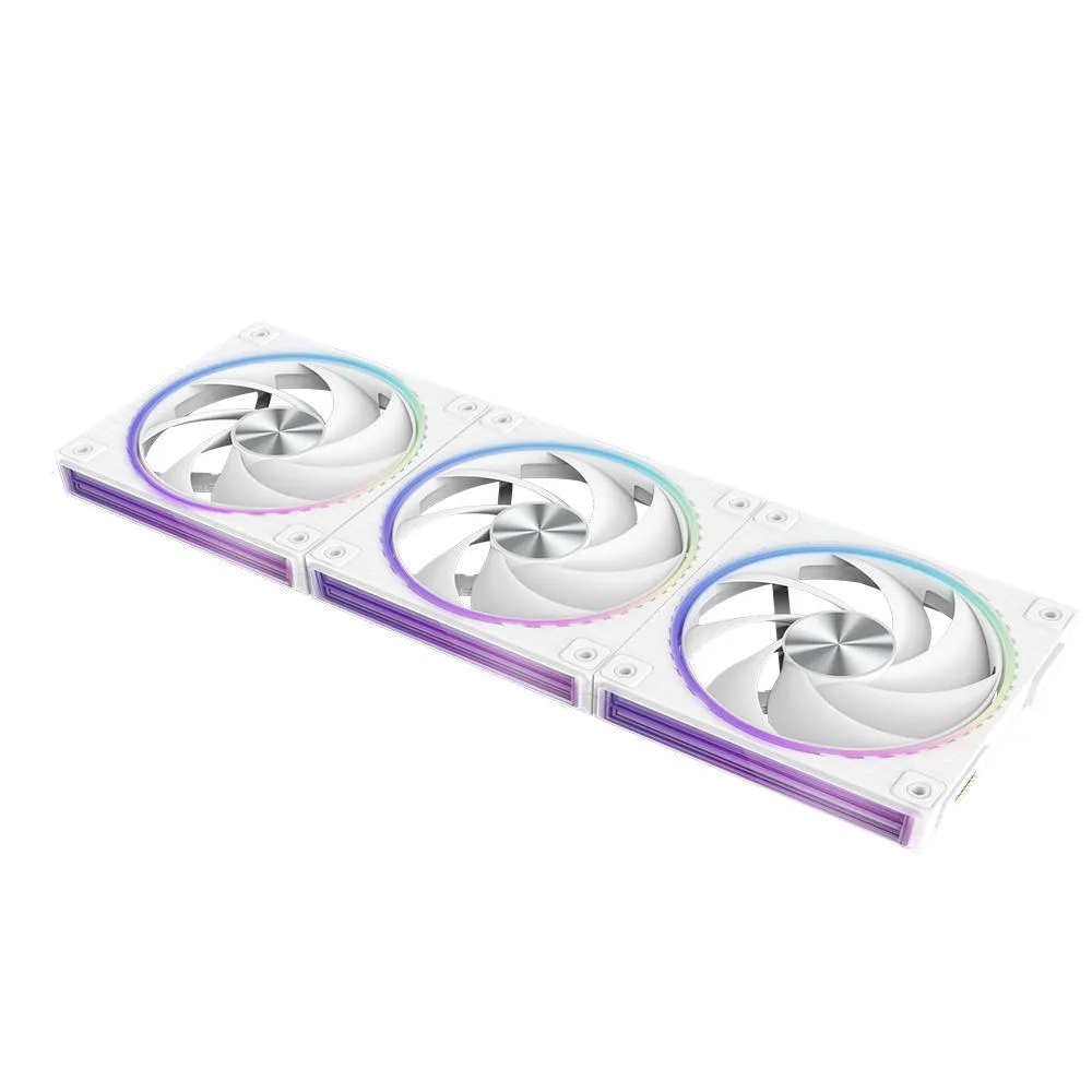Корпусний вентилятор Zalman ZM-DF120  ARGB,  120мм, 800-2300rpm, 4pin, PWM, 3pin+5VARGB, 34,5dBa, POGO pin, Magnetic,  Reversed, білий