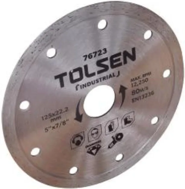 Алмазний диск Tolsen для плитки, 125х22.23мм.