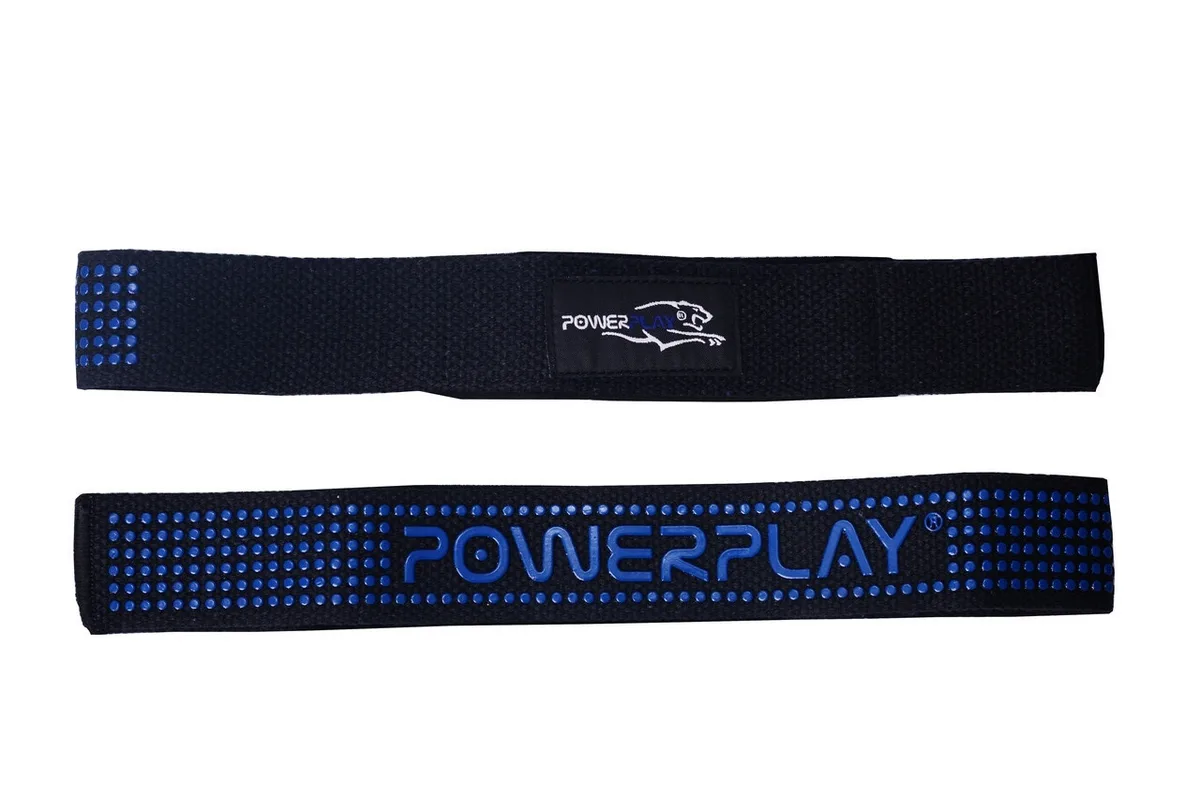 Лямки для тяги Active Point бавовна 120 кг сині