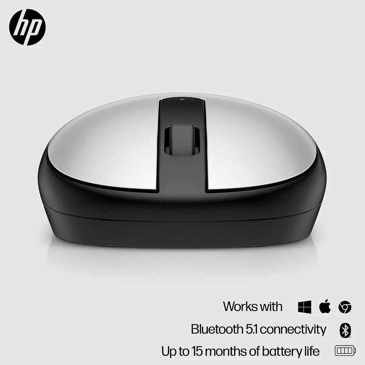 Миша HP бездротова оптична Bluetooth 5.1 срібляста