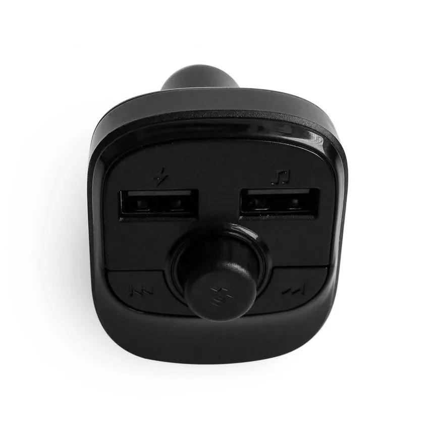 FM-трансмітер Bluetooth пластиковий чорний