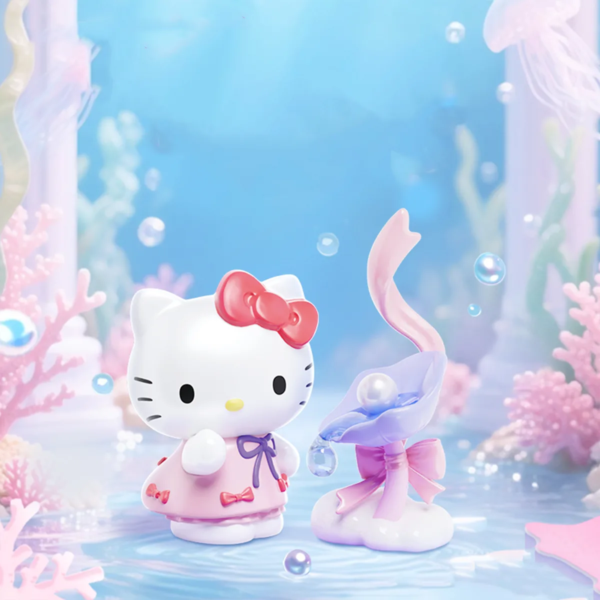Фігурка Pop Top Hello Kitty Полівінілхлорид 6,5 см Перлинна мрія