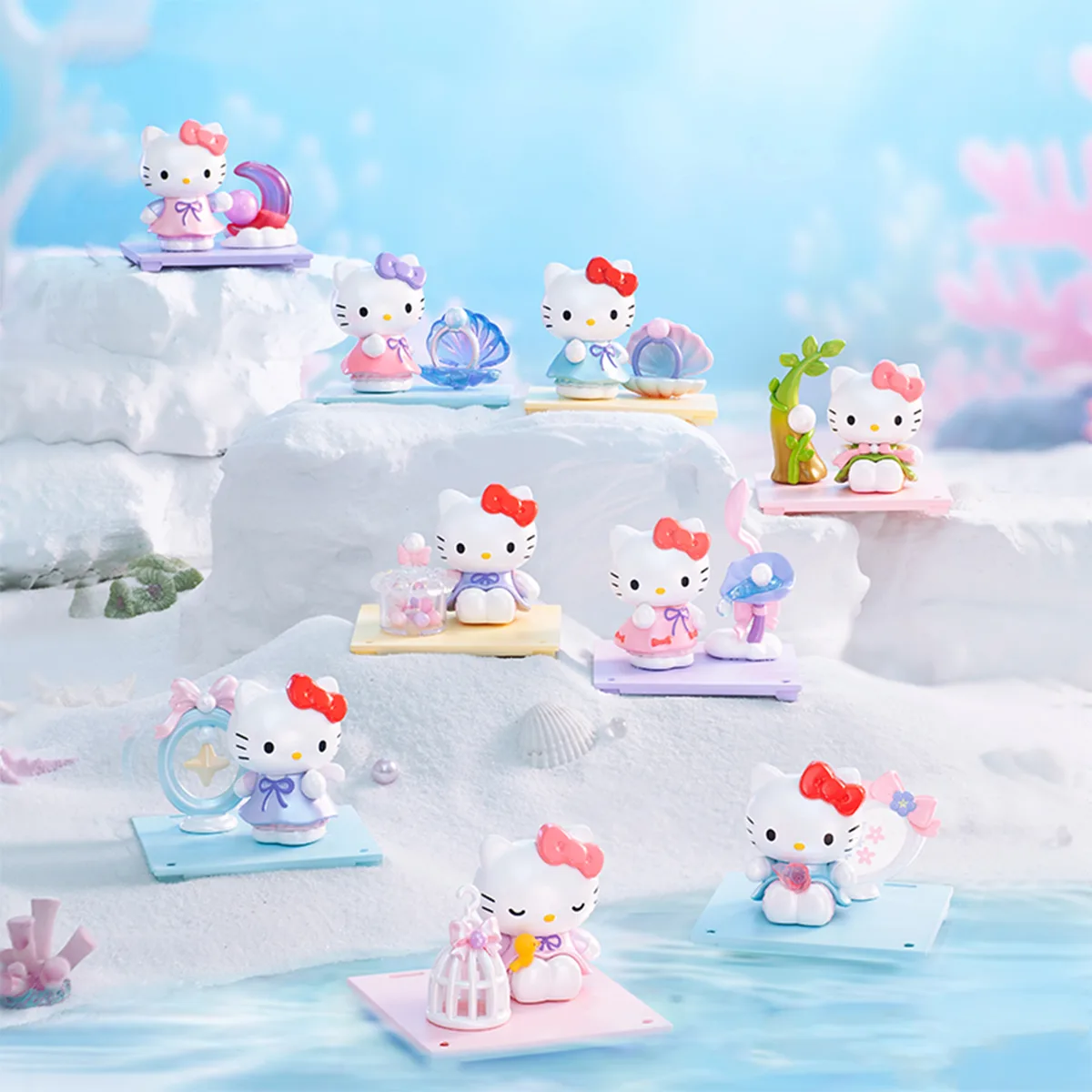 Фігурка Pop Top Hello Kitty Полівінілхлорид 6,5 см Перлинна мрія