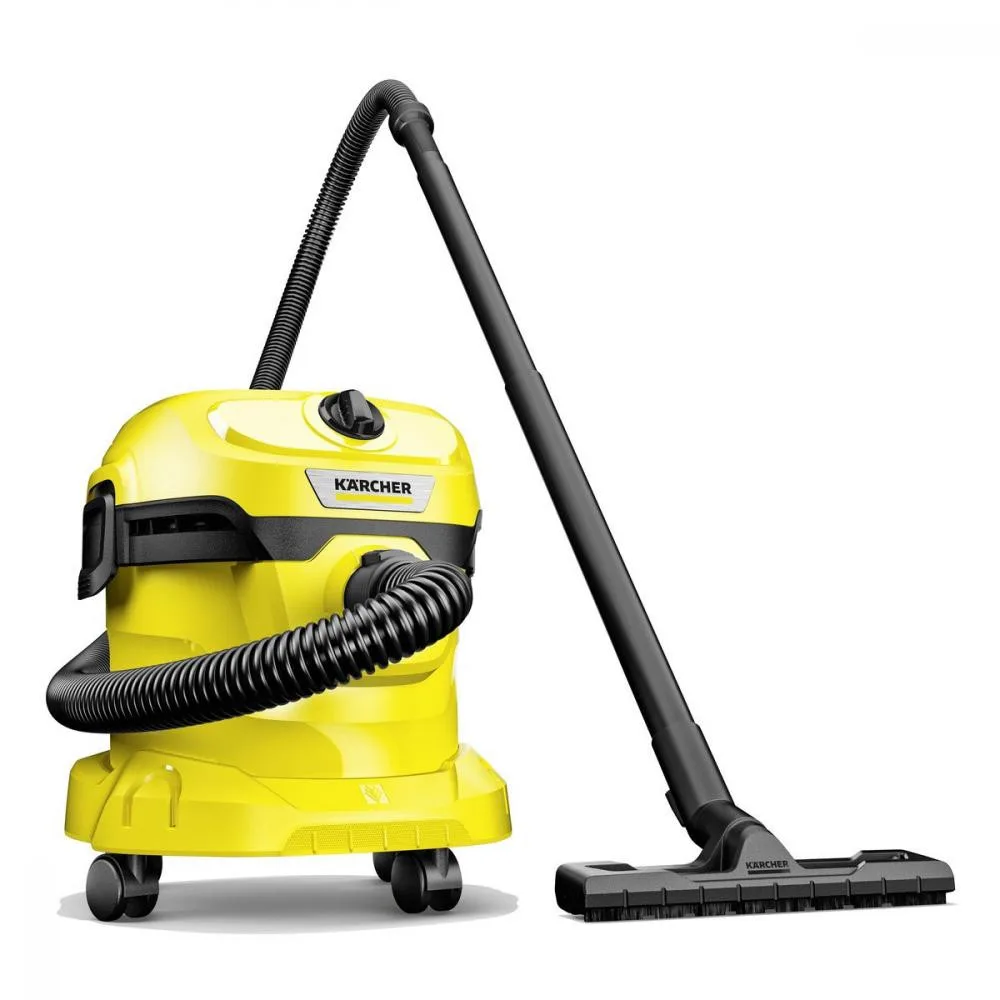 Професійний пилосос Karcher WD 2 Plus V-12/4/18/C, 1000 Вт, з контейнером об'ємом 12 л, вага 4.25 кг.