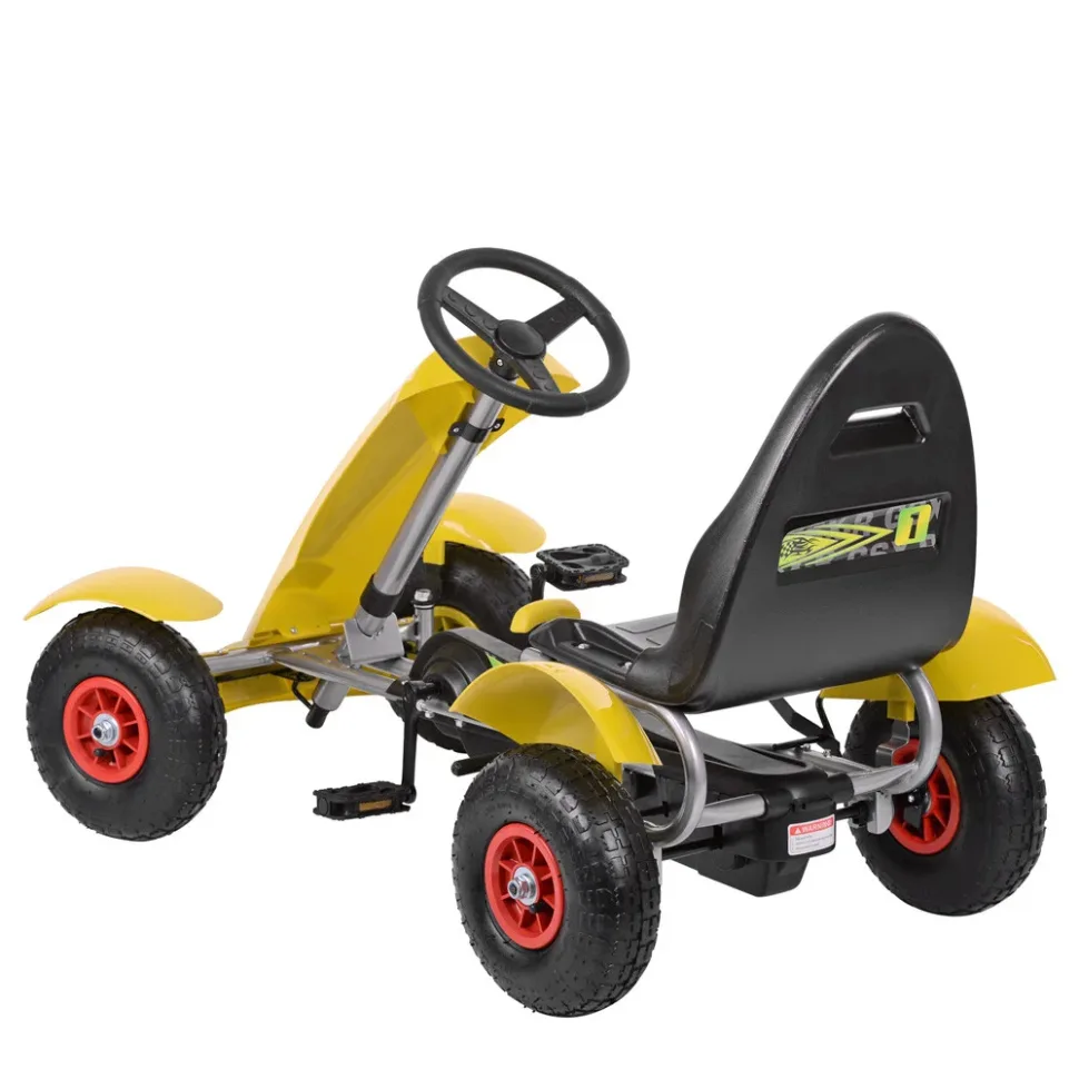 Велокарт Bambi Racer металевий 111х59х66 см червоний