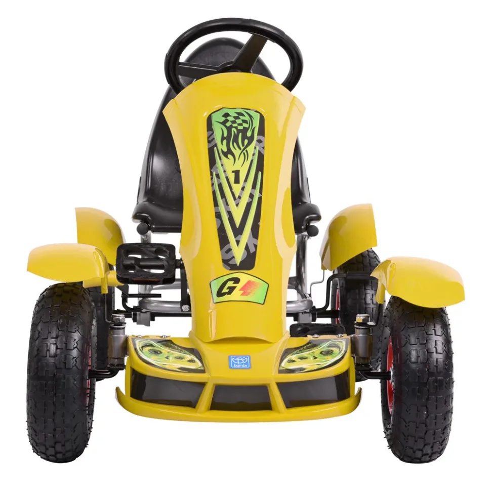 Велокарт Bambi Racer металевий 111х59х66 см червоний