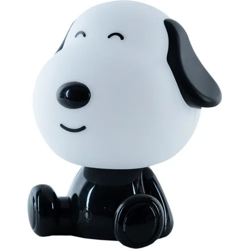 Світильник-нічник LED з акумулятором Doggy чорно-білий нічник з RGB підсвічуванням