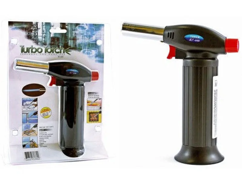 Кухонна пальник Turbo Torch газова 15,5х6,5х17,5 см Чорна