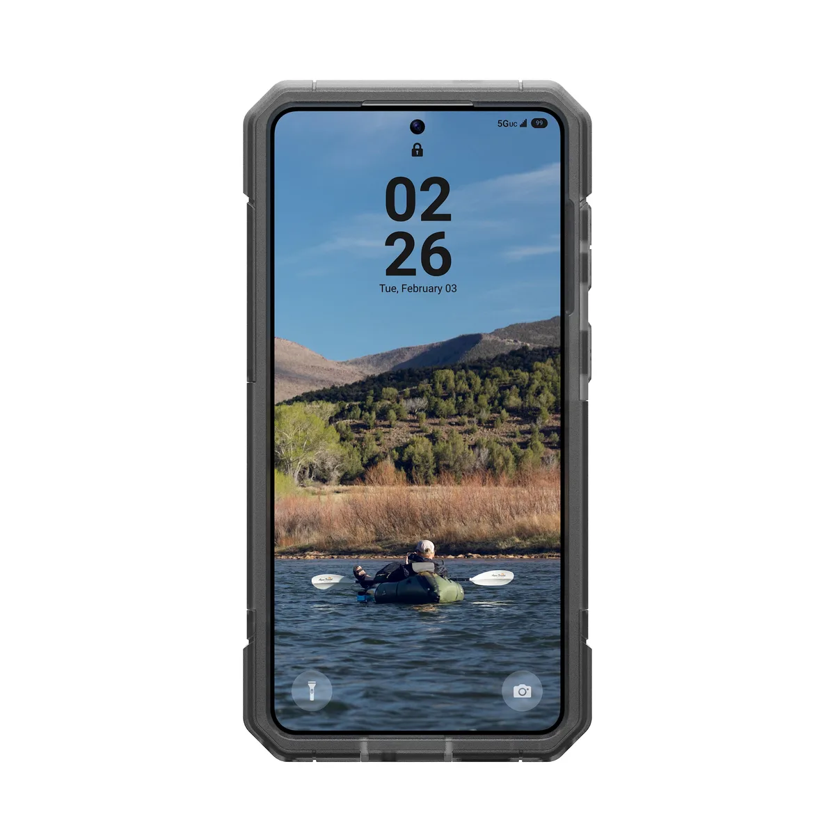 Чохол UAG полікарбонат для Samsung Galaxy S26+ Clear/Ash