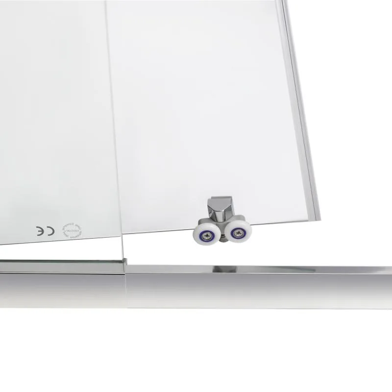 Душевые двери раздвижные Qtap CRM2011-12.C6 110-120x200 см стекло 6 мм прозрачное хром