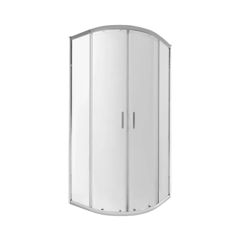 Душевая кабина раздвижная Qtap CRM1099AC6 90x90 см стекло прозрачное 6 мм хромированный профиль