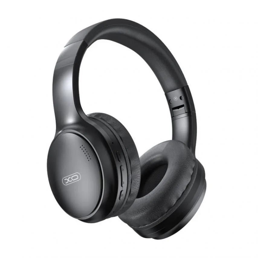 Навушники Bluetooth XO шкірозамінник 160х180х85 мм чорні з шумопоглинанням ANC