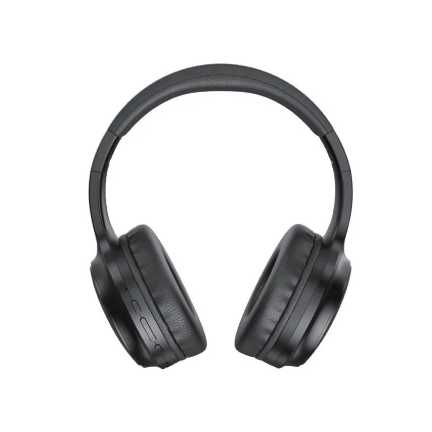 Навушники Bluetooth XO шкірозамінник 160х180х85 мм чорні з шумопоглинанням ANC