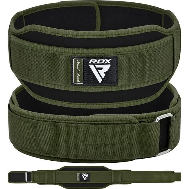 Пояс для важкої атлетики RDX неопреновий XL Army Green