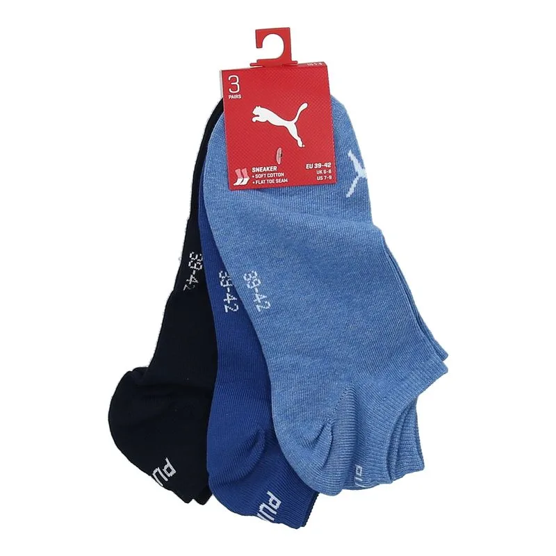 Шкарпетки Puma 72% бавовна 35-38 синій 3 пари